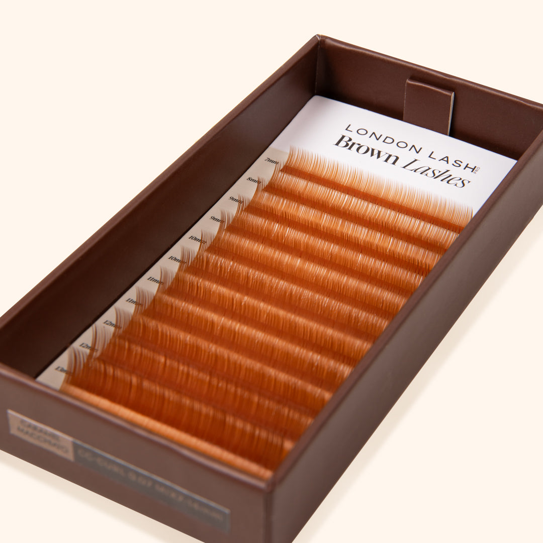 Braune Wimpern – Caramel Macchiato Kollektion