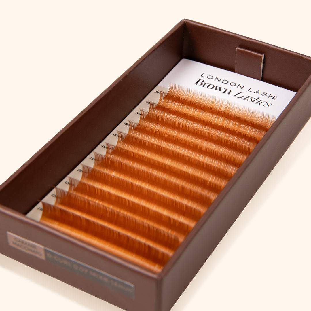 Braune Wimpern – Caramel Macchiato Kollektion