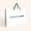 Large White Reusable Paper Bag from London Lash EU