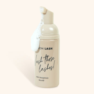 London Lash Foam Cleanser Bottle