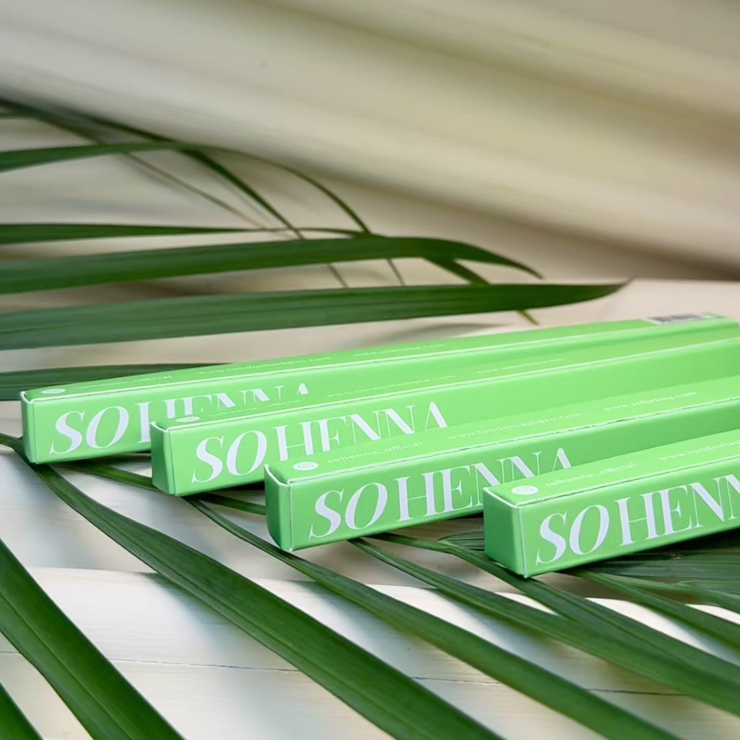 So Henna Breite Angewinkelte Augenbrauenbürste