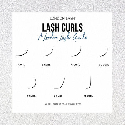 Infographic of Pink and Violet Mayfair Lash Curls