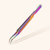Multicoloured Curved Tweezers for Eyelash Extensions