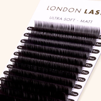 Lash Tray of Matt Flat (Ellipse / Cashmere) Ultra Soft Lashes 0.20