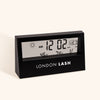 Black Digital Hygrometer with London Lash Logo