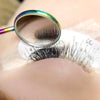 Ine Vuegen Using Lash Mirror During Eyelash Extensions Treatment