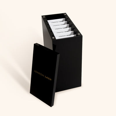 Small Black Magnetic Palette Organiser with Lid