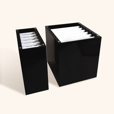 Small and Large Magnetic Palette Organiser in Black