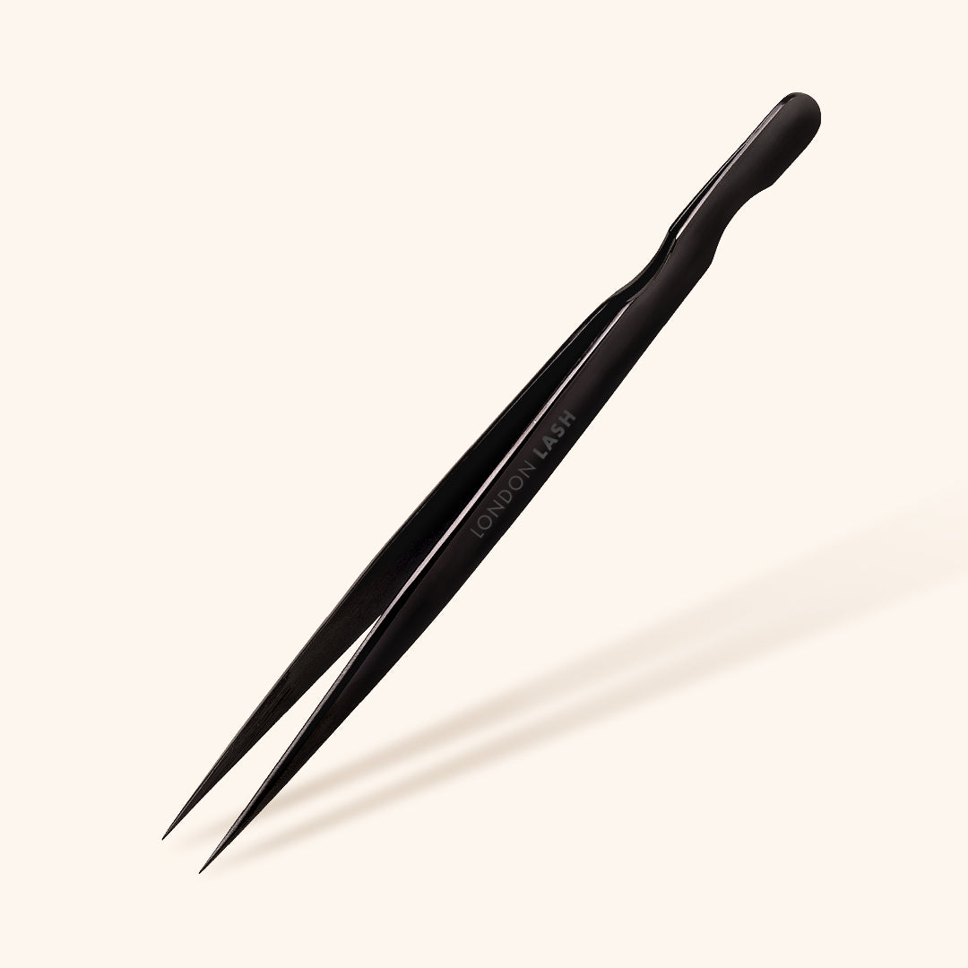 Straight Isolating Tweezers in Black